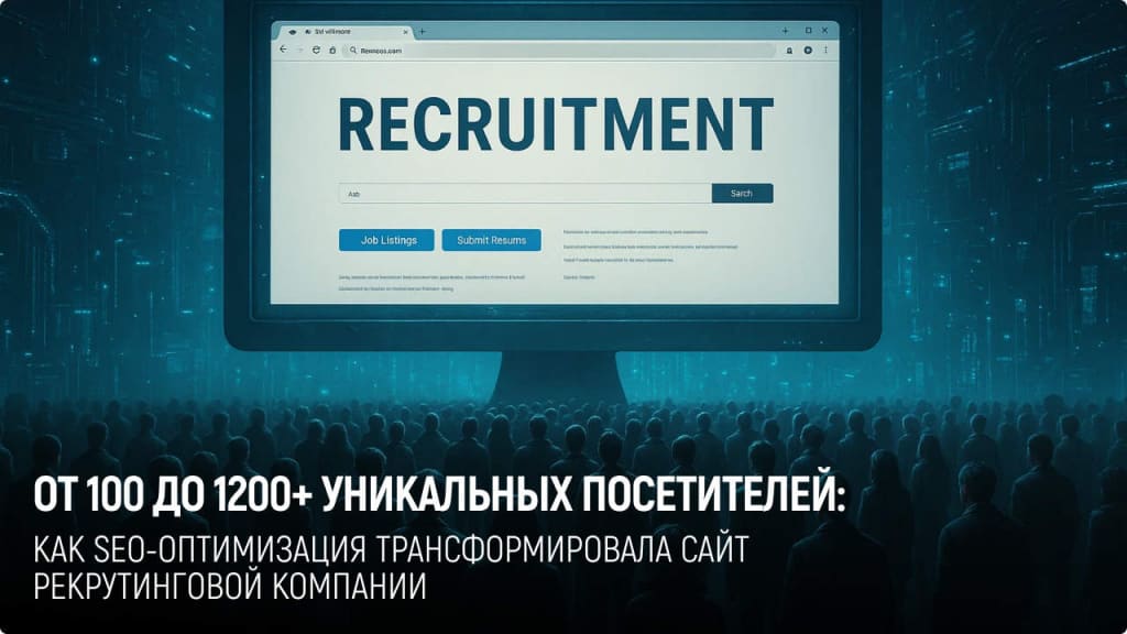 Рекрутинг: трафик из Яндекса в 12 раз