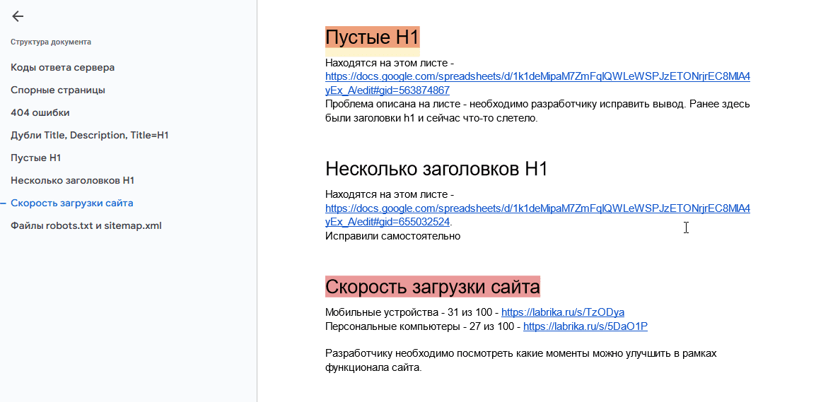 Оформление информационных статей на сайте