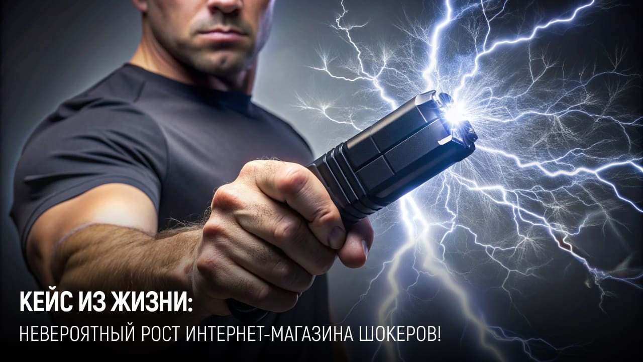 Электрошокеры: +277% трафика из поиска
