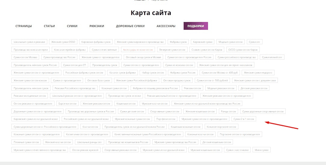 График роста видимости сайта